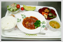 入院中の食事 写真1
