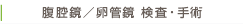 腹腔鏡／卵管鏡 検査・手術
